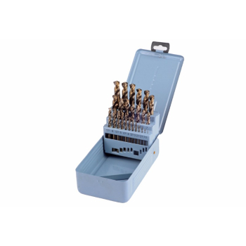 Set HSS-Co5 1/16-1/2x1/64 29Pc DIN 338 Jobber Drills Set HSS-Co5 1/16-1/2x1/64 29Pc DIN 338 Jobber Drills