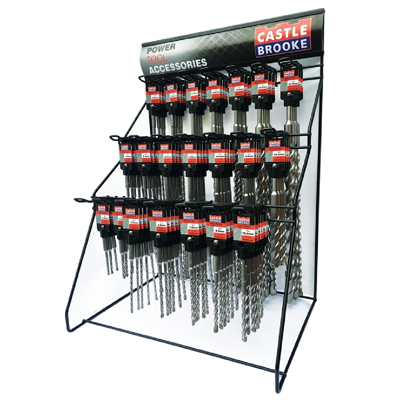 3 Tier RacksSDS Plus Drills 3 Tier Rack 94Pcs - Castle Brooke Tools (UK ...