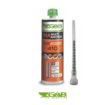 G&B Polyester Resin 410ml + Mixing Nozzle