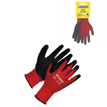 Foam Latex Grip Gloves-1 Pair Size 9 (L) MOQ-6 Pairs