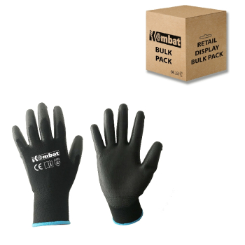 PU Grip Gloves-Trade Box 120 Pairs Size 10 (XL)