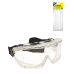 Premium Clear Lens Safety Goggles IND VTD EN166:2001 1.B
