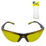 Yellow Lens Safety Glasses EN166:2001 1.F