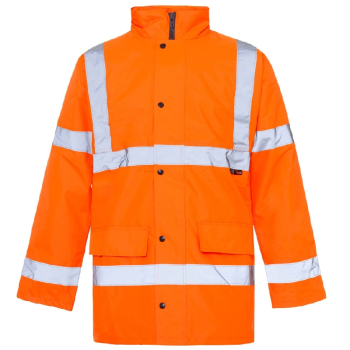 Hi-Vis Parka Jacket Orange Class 3 Size-L